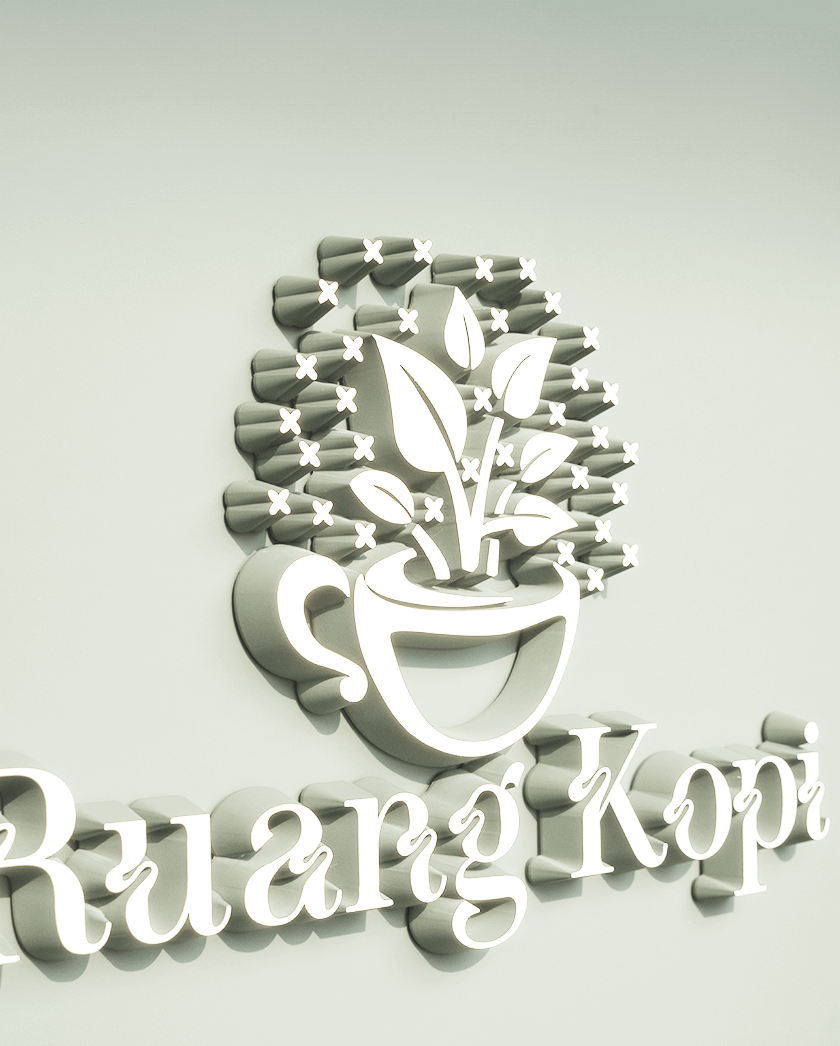ruang kopiという文字のサイン
