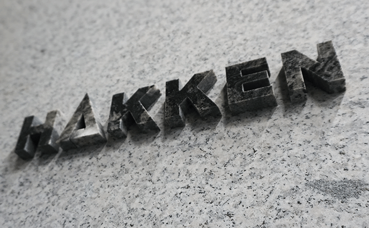 石の素材のサイン